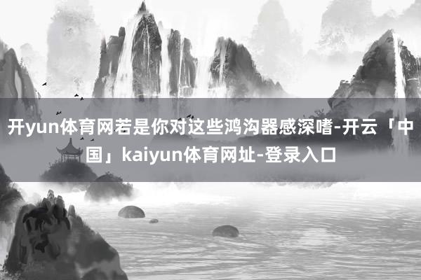 开yun体育网若是你对这些鸿沟器感深嗜-开云「中国」kaiyun体育网址-登录入口